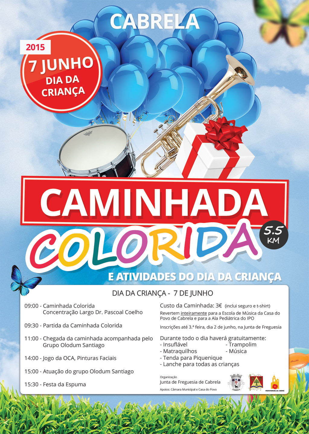 Caminhada Colorida e Comemorações do Dia da Criança